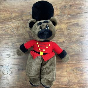 Vintage 1992 A&A Plush Teddy Bear 19"‎ Queen's Royal Guard Hat Plushie RARE